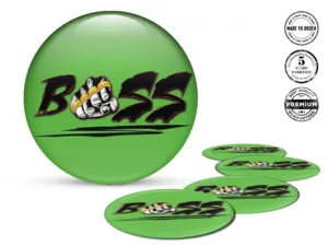 Stickers Dome Edition Resin Emblem Labels